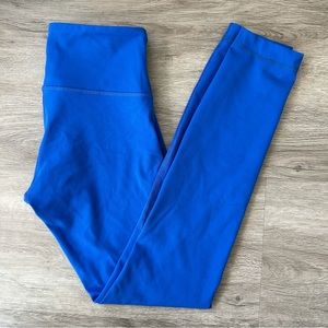 Lululemon Blue Wunder Under Leggings